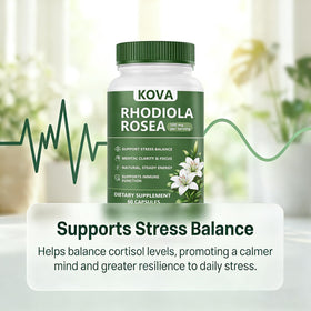 Capsules KOVA sur un fond de travail pour un mode de vie actif