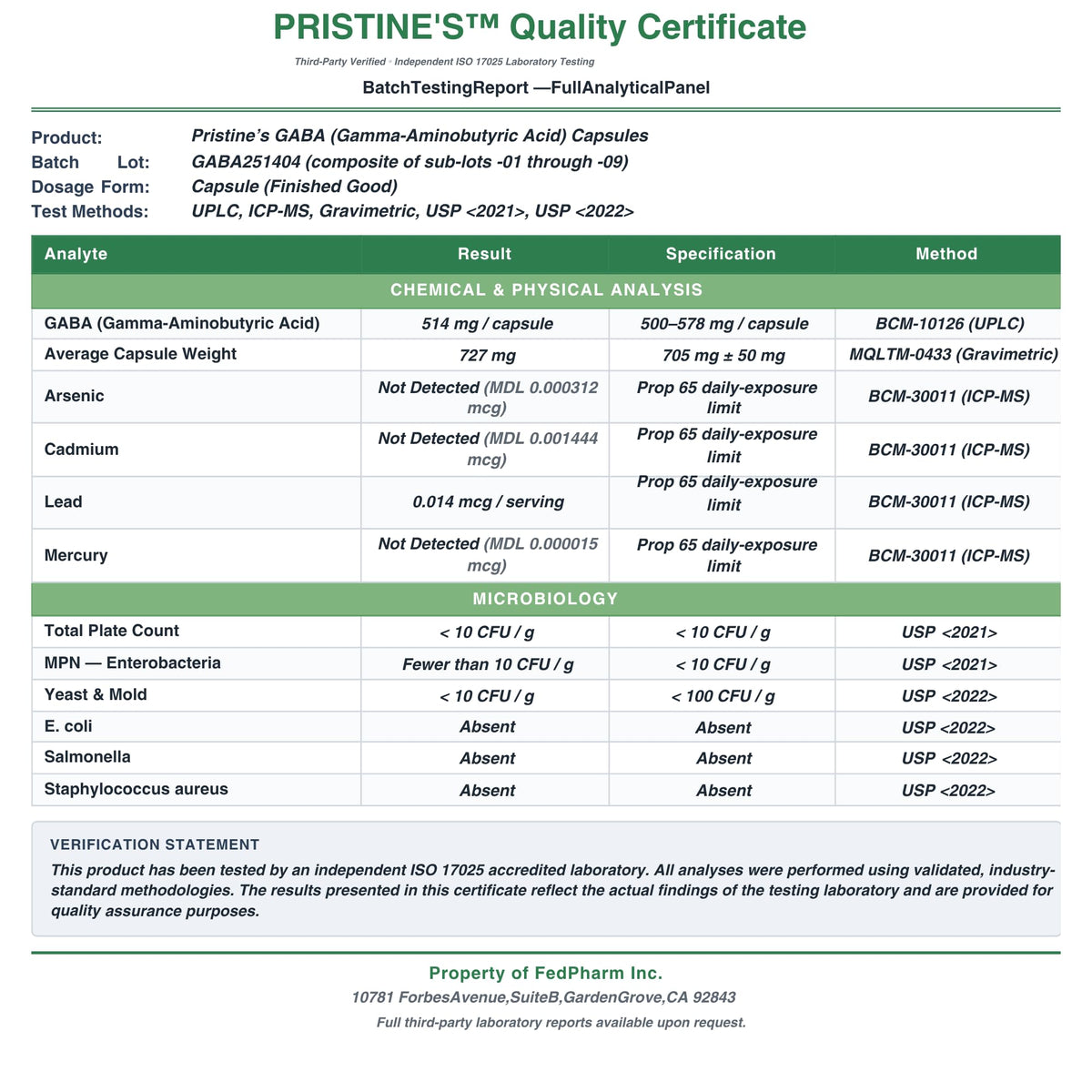 Capsules L-Lysine PRISTINE'S sur un fond en bois