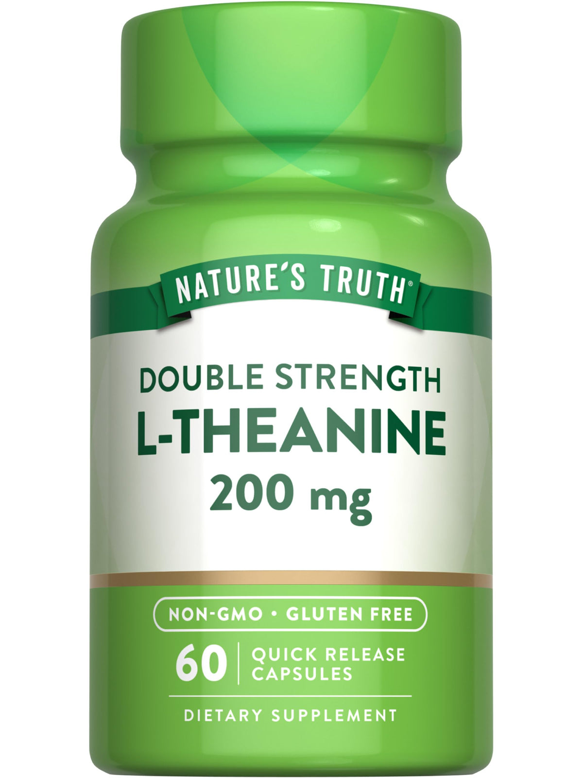Capsules L-Theanine Nature's Truth 200mg vue de face