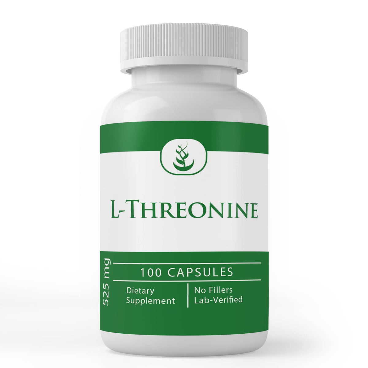 Capsules L-Threonine PURE ORIGINAL INGREDIENTS, vue avant