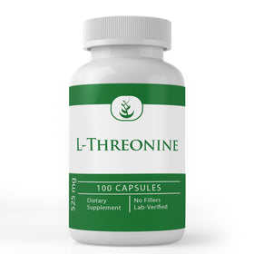 Capsules L-Threonine PURE ORIGINAL INGREDIENTS, vue avant
