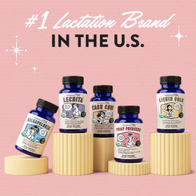 Capsules Legendairy Milk Liquid Gold sur fond blanc