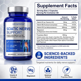 Capsules Life Nutrition en gros plan