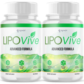 Capsules Lipovive de Syvor, flacon de 120 capsules vue de face