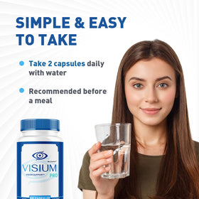 Capsules LIVORKA Visium Pro, côté de la boîte avec informations nutritionnelles