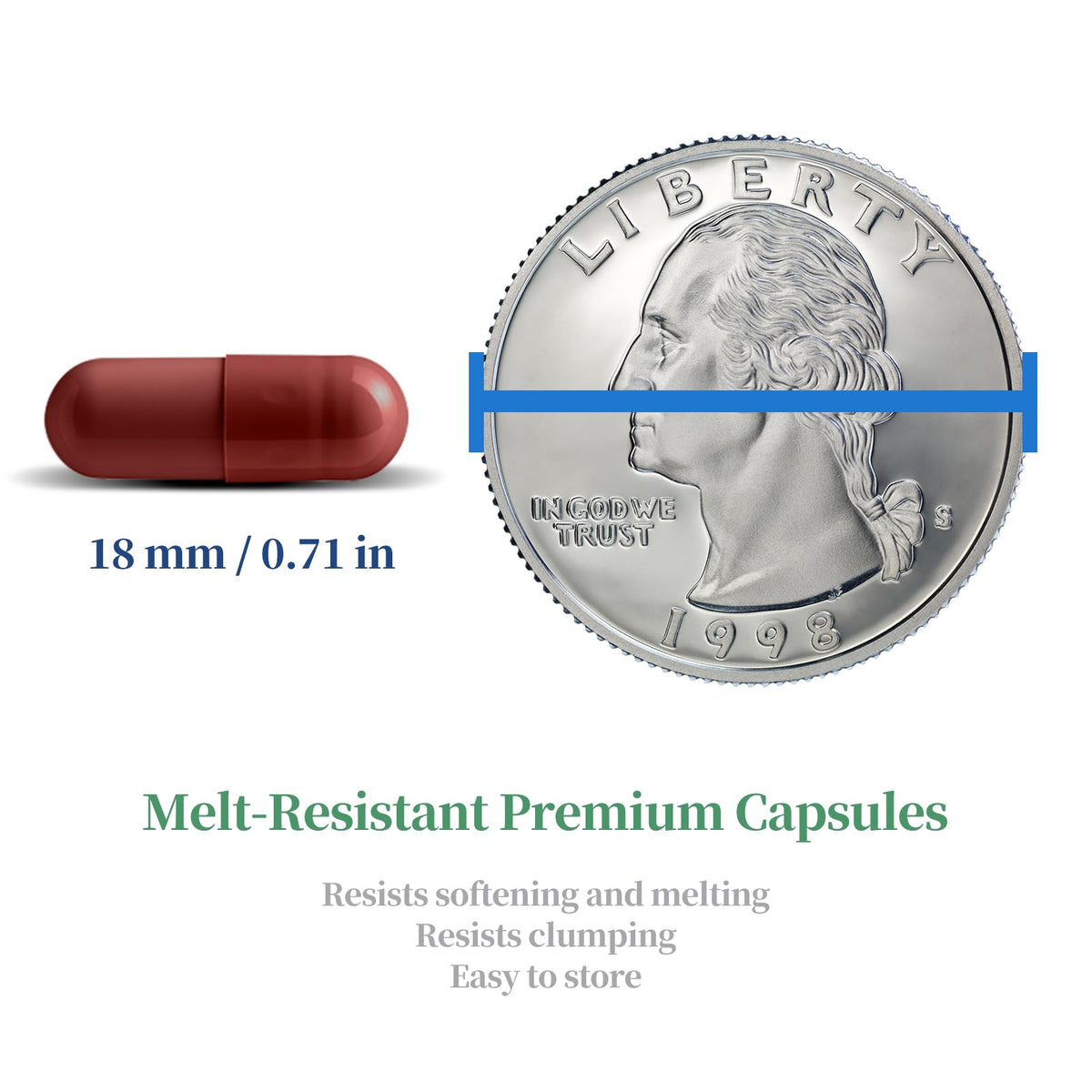 Capsules LIZHUA sur un fond naturel