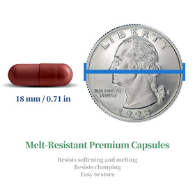 Capsules LIZHUA sur un fond naturel
