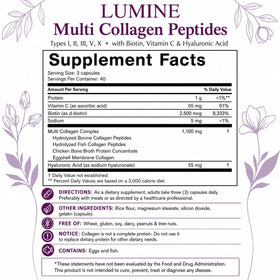 Capsules LUMINE en gros plan sur une table