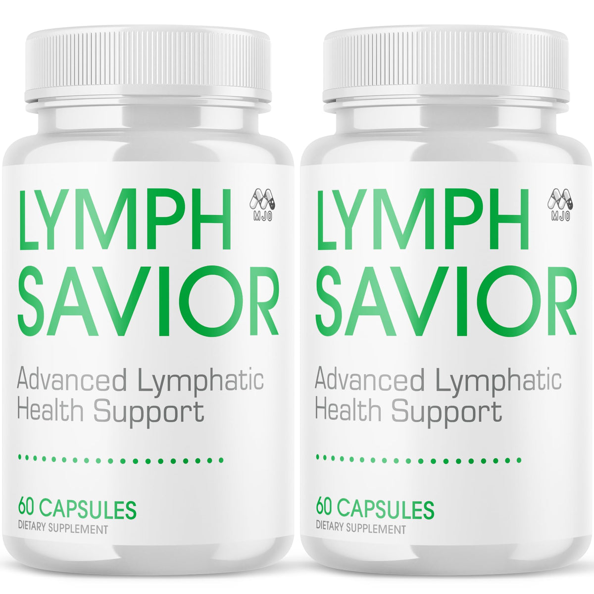 Capsules Lymph Savior MJO, bouteille de 120 capsules vue de face