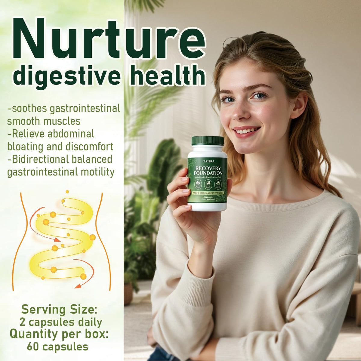 Capsules Lytavia Zafira Organics sur un fond blanc