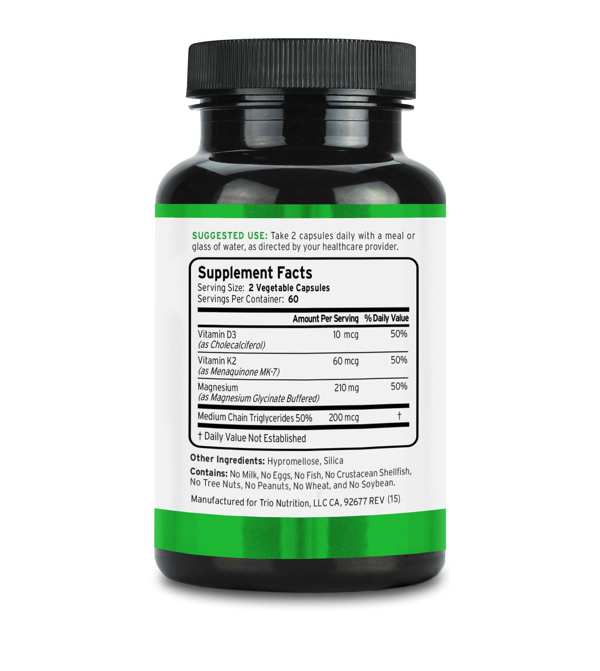 Capsules Magximum de TRIO NUTRITION et leur composition