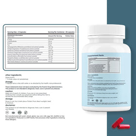 Capsules Mars Surgemax avec Shilajit et Safed Musli sur une table