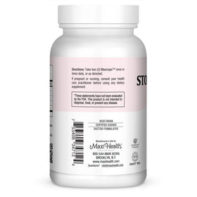 Capsules Maxi Health Slippery Elm sur une surface blanche