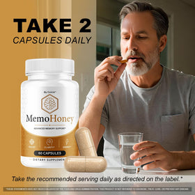 Capsules Memo Honey OVICIA, boîte ouverte avec capsules visibles