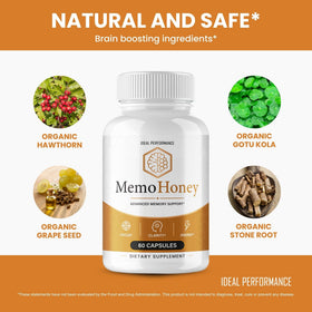 Capsules Memo Honey sur une table avec livre