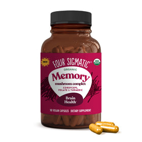 Capsules Mémoire Four Sigmatic en vue de face avec l'emballage