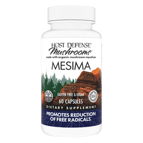 Capsules Mesima Host Defense en boîte de 60 capsules