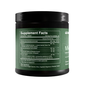 Capsules MidnightSlim™ Body Leaf sur fond blanc