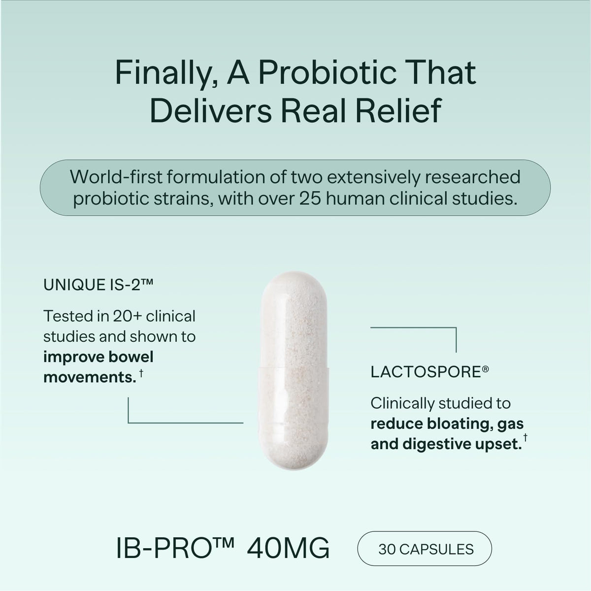 Capsules MIOME IB-PRO sur une surface blanche