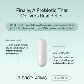 Capsules MIOME IB-PRO sur une surface blanche