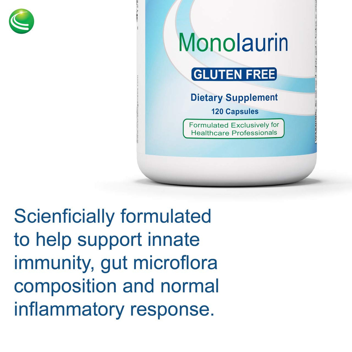Capsules Monolaurin Nutra BioGenesis avec un verre d'eau