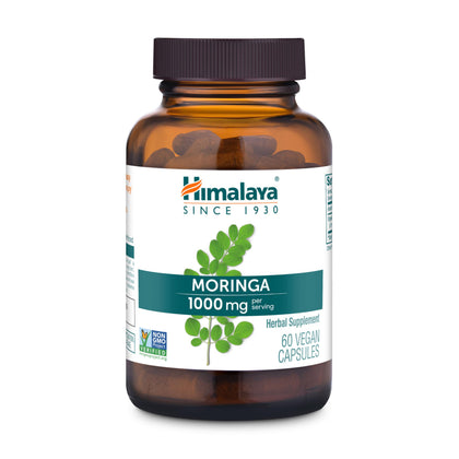 Capsules Moringa Himalaya 1000 mg - vue de face