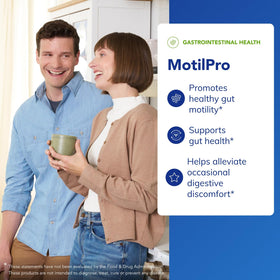 Capsules MotilPro sur une surface blanche