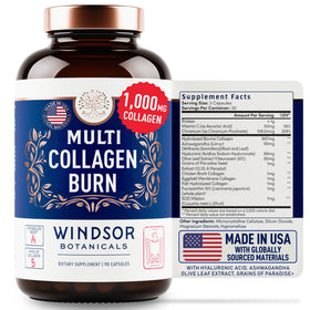 Capsules Multi Collagène Thermogénique WINDSOR BOTANICALS vue de face