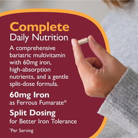 Capsules Multi-Complete Celebrate Bariatric Supplements ouvertes