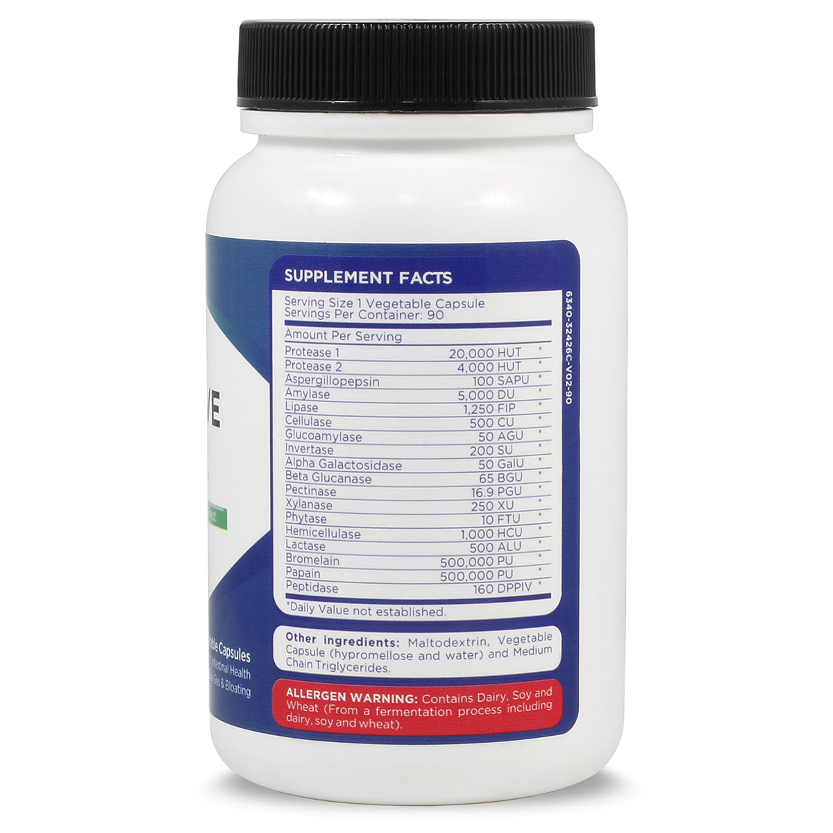 Capsules Multi-Enzymes Zenesis Labs sur une surface blanche