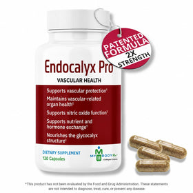 Capsules MYBODYRX Endocalyx Pro sur fond blanc