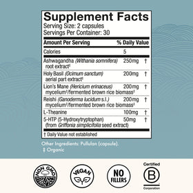 Capsules MycoBenefits Mood de Host Defense, vue de face