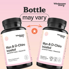Capsules Myo-Inositol et D-Chiro Inositol de Wholesome Story en gros plan