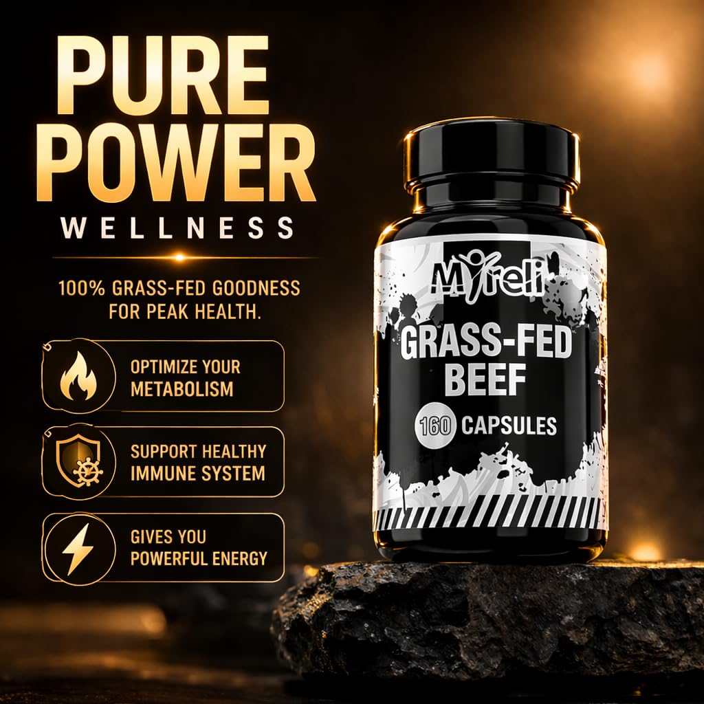 Capsules MYRELI avec contenu organique et collagène au milieu