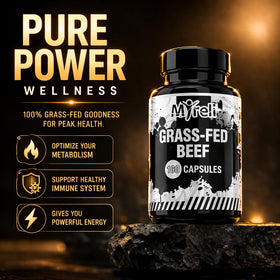 Capsules MYRELI avec contenu organique et collagène au milieu