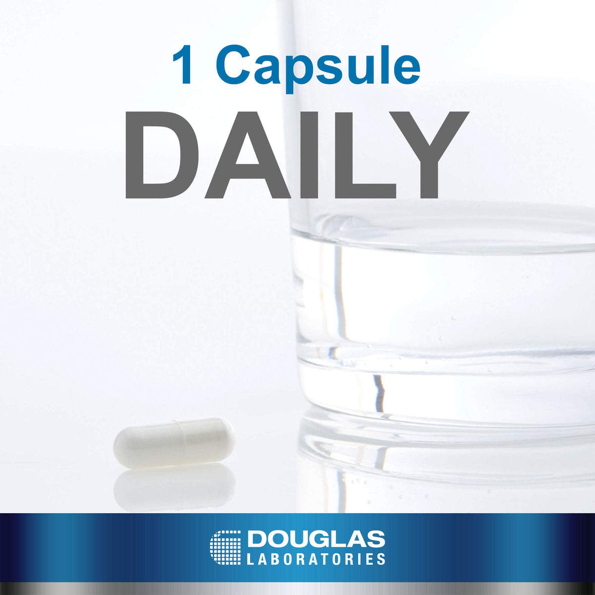 Capsules N-Acetyl-L-Cysteine sur un fond blanc
