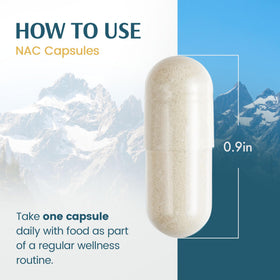 Capsules NAC Vykee Nutrition dans une main