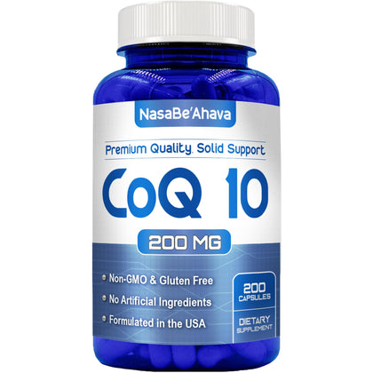 Capsules NasaBeahava CoQ10 200mg vue de face