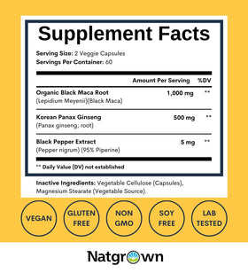 Capsules Natgrown sur fond blanc, vue de face