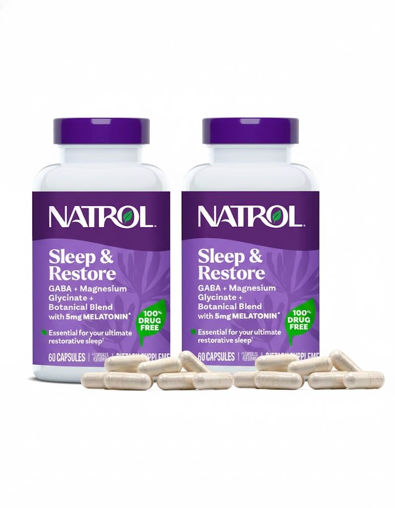 Capsules Natrol Sommeil & Récupération 60 comprimés, vue de face