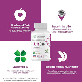 Capsules NatureGenX Multivitamine Methylée dans une main