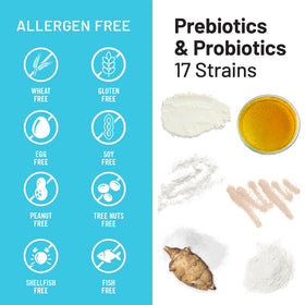 Capsules NatureWise Probiotiques sur un fond blanc