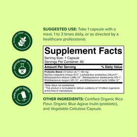Capsules nbpure Poobiotics sur une surface blanche