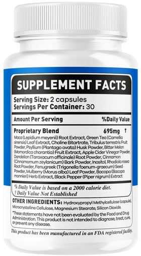 Capsules Nerve Flow OVICIA avec un fond naturel