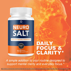 Capsules Neuro Salt OVICIA en gros plan sur un fond blanc