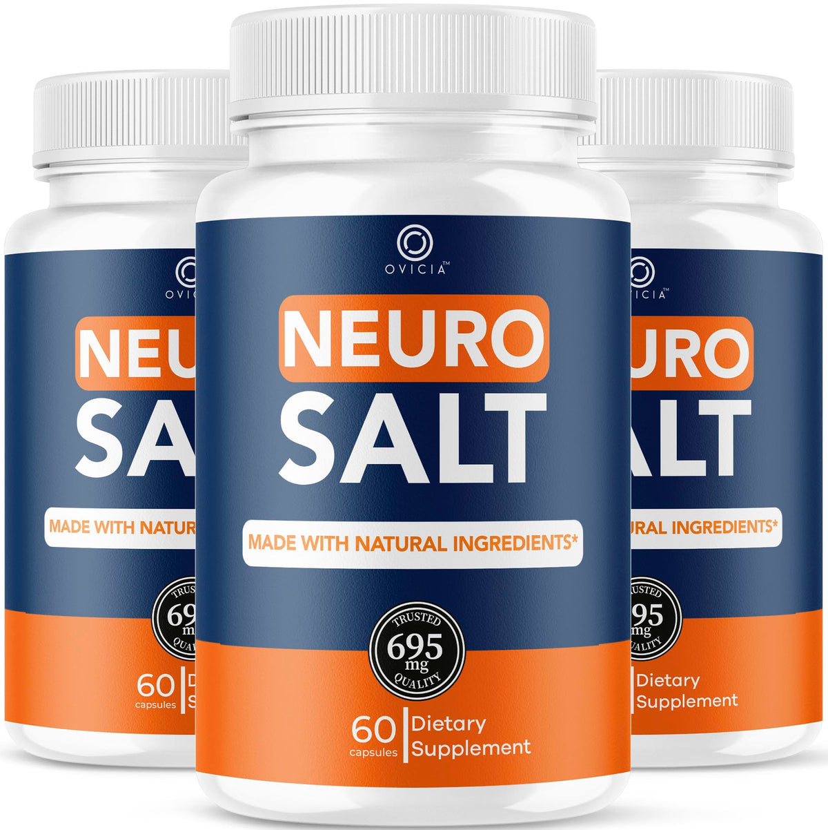 Capsules Neuro Salt OVICIA vue de face avec emballage