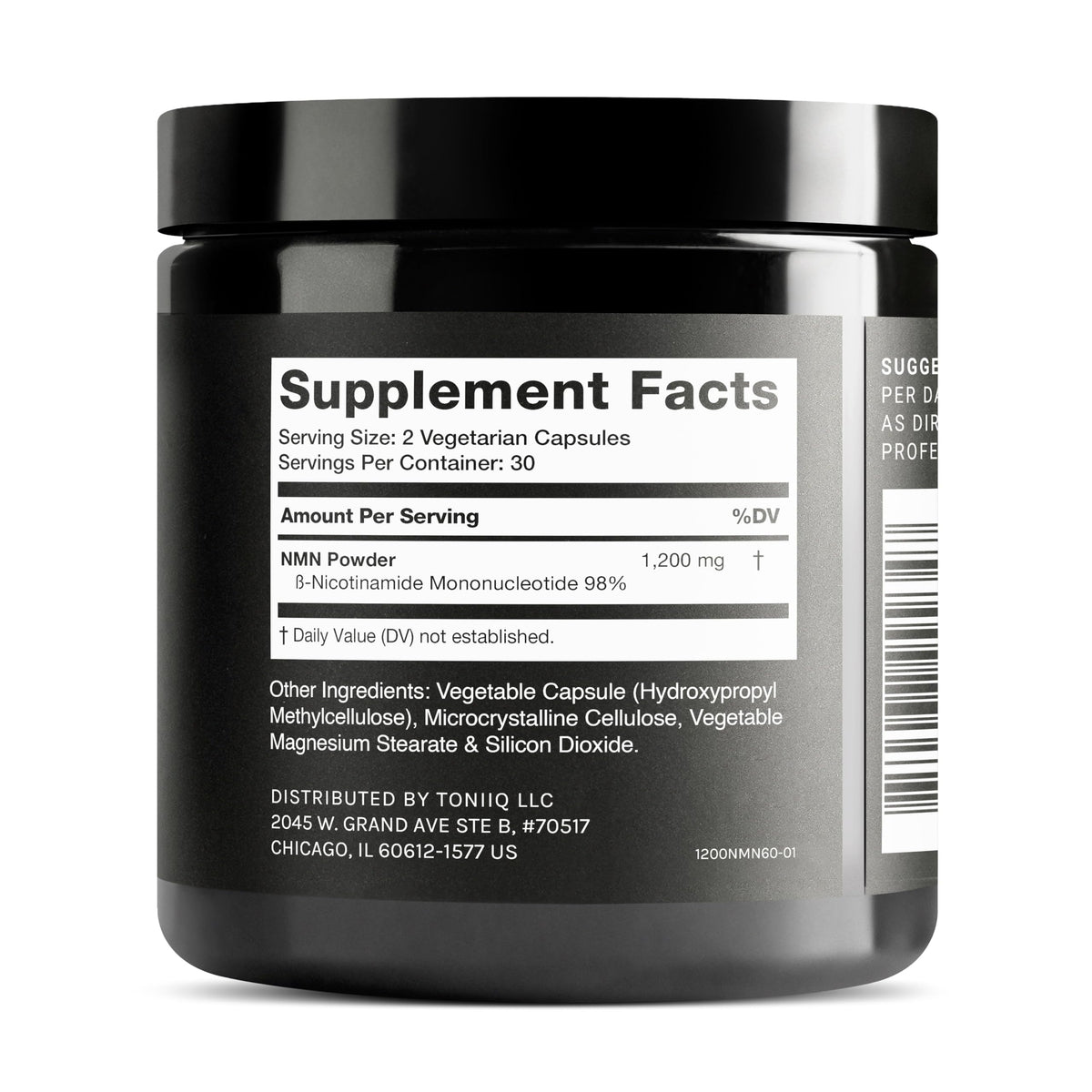 Capsules NMN Toniiq dans un cadre de vie actif