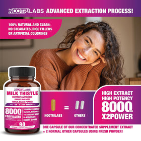 Capsules Nootrilabs Naturals sur un fond blanc