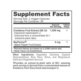 Capsules NusaPure Cranberry sur fond blanc