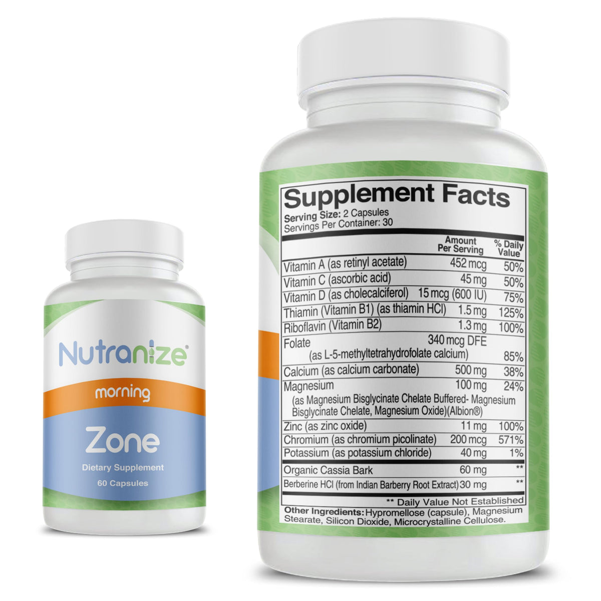 Capsules Nutranize Zone ouvertes avec compote de pommes